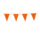 Flag -Linie Orange Plastik | 10 Meter