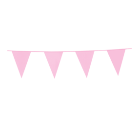 Paper Dreams Ligne de drapeau rose clair pendule | 10 mètres Paper Dreams Ligne de drapeau rose clair pendule | 10 mètres
