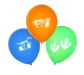 Boland Dino T-Rex Ballonnen 25cm | 6 stuks