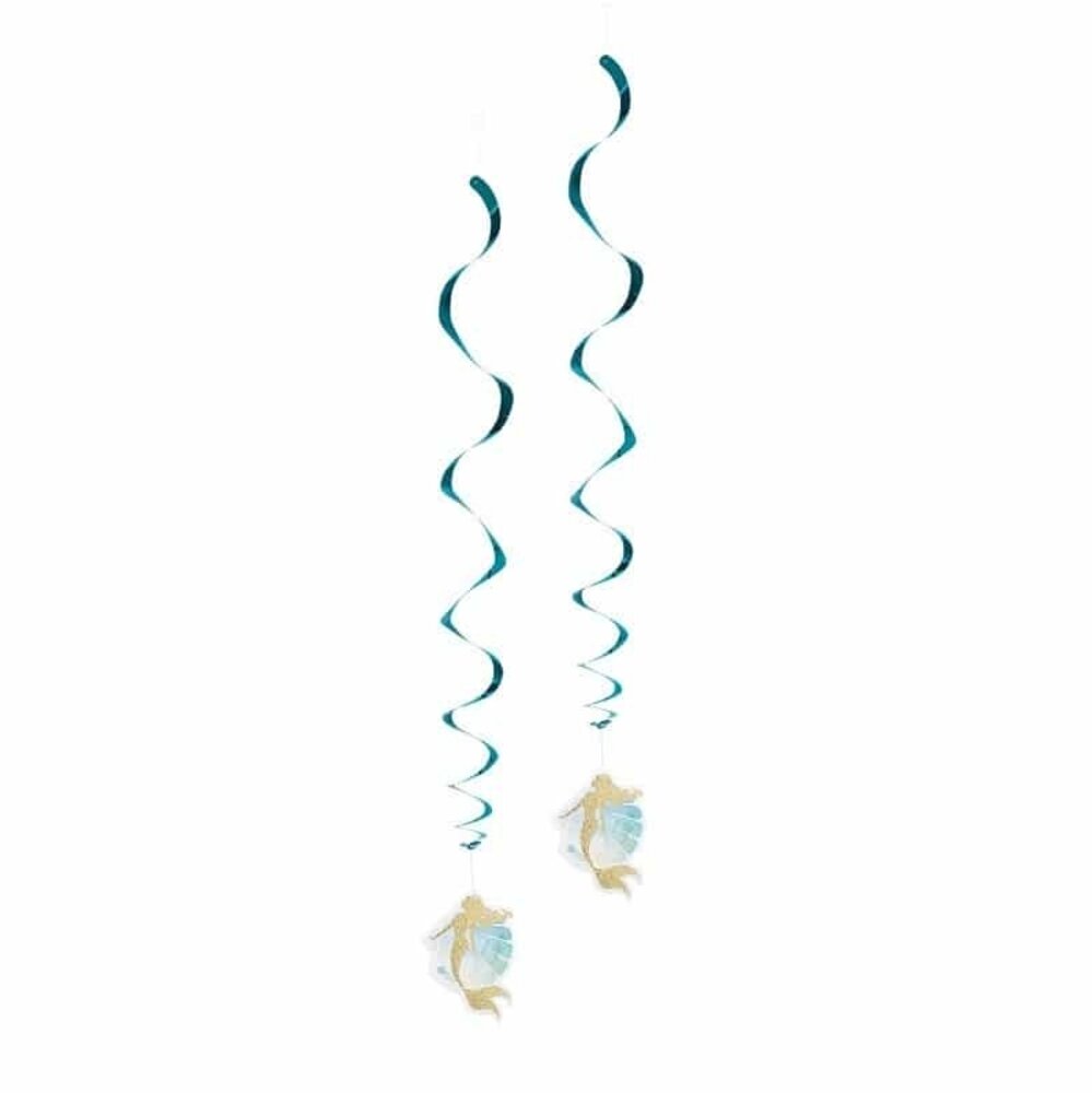 Boland Décoration suspendue à paillettes sirène 85 cm | 2 pièces