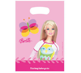 Procos Party Sacs à friandises Barbie Butterfly | 6 pièces