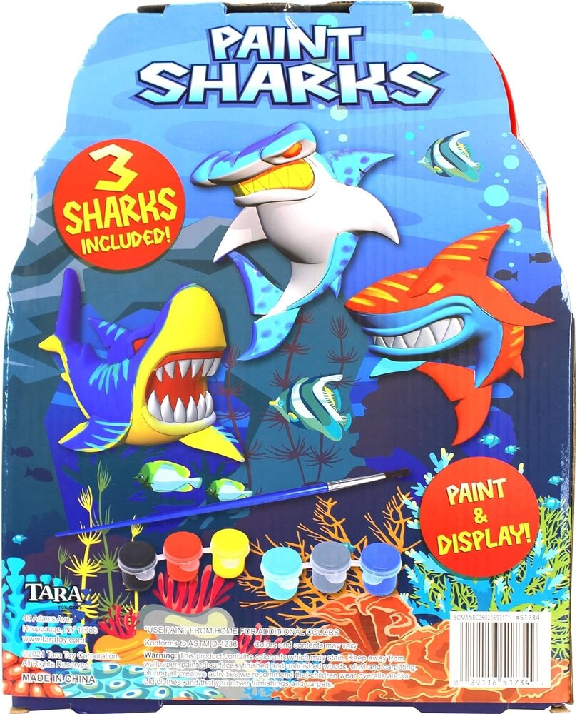 Set Hobbies Sharks en plâtre | 10 pièces Set Hobbies Sharks en plâtre | 10 pièces