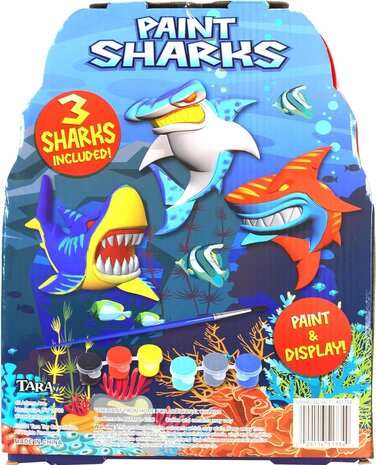 Set Hobbies Sharks en plâtre | 10 pièces Set Hobbies Sharks en plâtre | 10 pièces