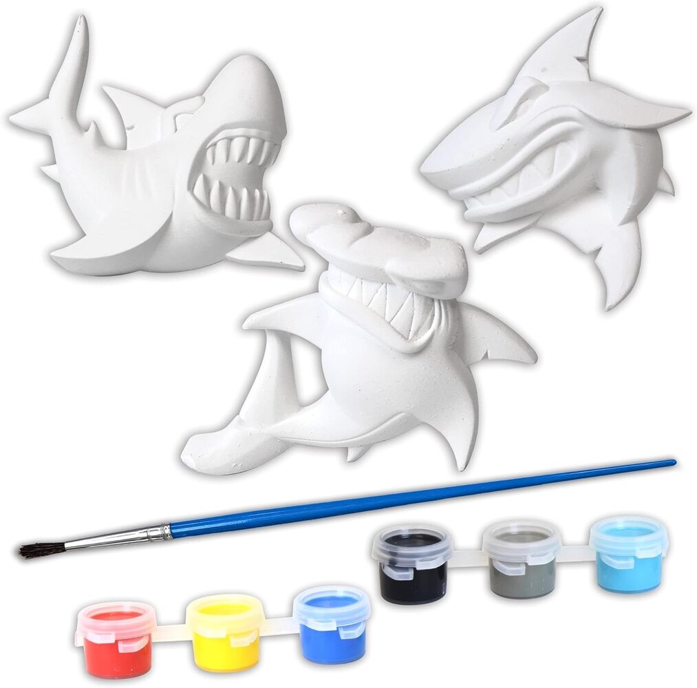 Sharks Plaster Hobbies Set | 10-piece Sharks Plaster Hobbies Set | 10-piece
