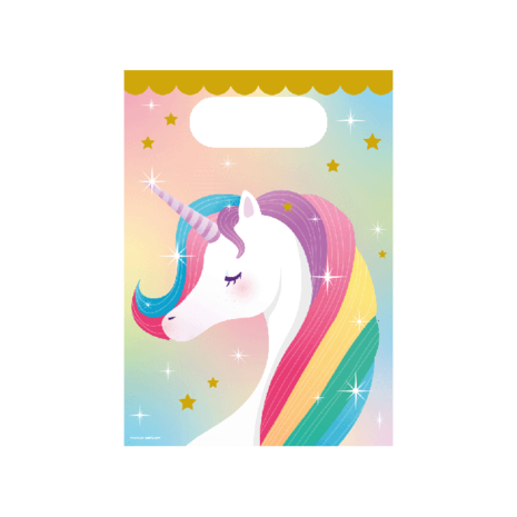 Paper Dreams Unicorn Party Partytüten 16x23 cm | 6 Stück Paper Dreams Unicorn Party Partytüten 16x23 cm | 6 Stück