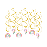 Paper Dreams Unicorn Party Swirls 70cm | 12 stuks Paper Dreams Unicorn Party Swirls 70cm | 12 stuks