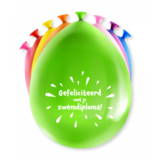 Paper Dreams Ballonnen Zwemdiploma Gehaald | 8 stuks Paper Dreams Ballonnen Zwemdiploma Gehaald | 8 stuks