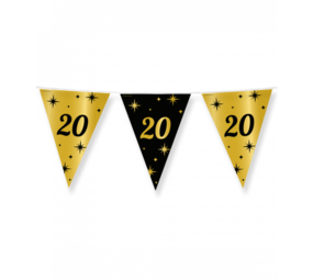 Paper Dreams Bunting Garland 20 years Classy | 10 meters Paper Dreams Bunting Garland 20 years Classy | 10 meters