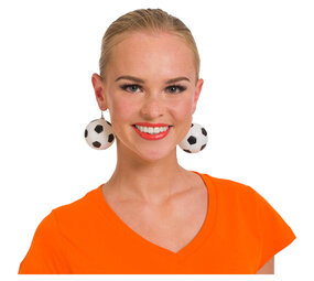 Folat Oorbellen Voetballen | Set van 2 stuks
