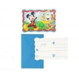 Procos Party Mickey Rock The House invitations de la maison | 6 morceaux Procos Party Mickey Rock The House invitations de la maison | 6 morceaux