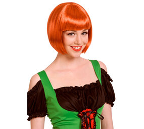 Folat Bob Perruque Orange Foncé | par unité Folat Bob Perruque Orange Foncé | par unité