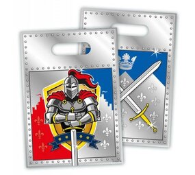 Folat Treat bags Knight Shield 29x18cm | 8 pieces Folat Treat bags Knight Shield 29x18cm | 8 pieces