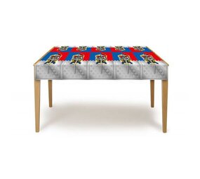 Folat Tafelkleed Ridder Schild 130x180cm | per stuk