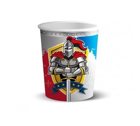 Folat Tasses Bouclier de chevalier 250ml | 8 pièces