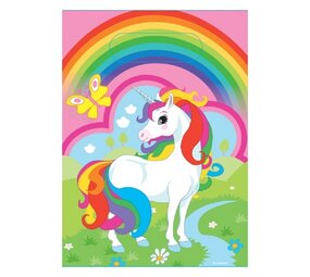 Amscan Sacs de friandises arc-en-ciel licorne 23x18cm | 8 pièces Amscan Sacs de friandises arc-en-ciel licorne 23x18cm | 8 pièces