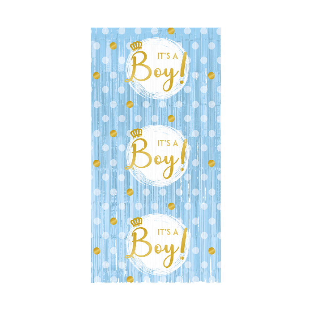 Paper Dreams Rideau de porte It's A Boy 100x200cm | par unité Paper Dreams Rideau de porte It's A Boy 100x200cm | par unité