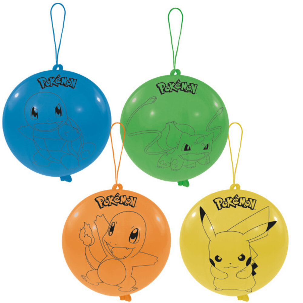 Amscan Pokémon Punch Balloons 40.5cm | 4 pieces