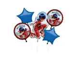 Anagram Miraculous Ladybug Luftballons Strauß | 5-teilig