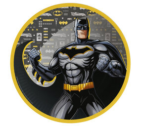 Unique Party Batman Borden 23 cm | 8 stuks Unique Party Batman Borden 23 cm | 8 stuks