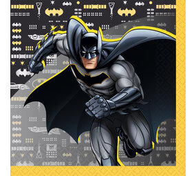Amscan Serviettes Batman 33x33cm | 16 pièces Amscan Serviettes Batman 33x33cm | 16 pièces