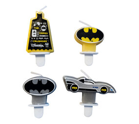 Amscan Bougies de gâteau Batman | 4 pièces Amscan Bougies de gâteau Batman | 4 pièces