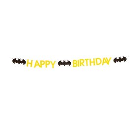 Amscan Batman Letterslinger 180x11cm | per stuk Amscan Batman Letterslinger 180x11cm | per stuk