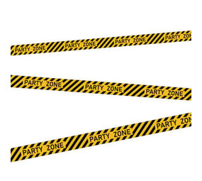 Amscan Constructie Afzetlint 5mtr | per stuk Amscan Constructie Afzetlint 5mtr | per stuk