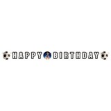 Amscan Fußball-Buchstabengirlande „Happy Birthday Kick It“ 180 x 13 cm | pro Einheit