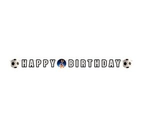 Amscan Guirlande de lettres de football Happy Birthday Kick It 180x13cm | par unité Amscan Guirlande de lettres de football Happy Birthday Kick It 180x13cm | par unité
