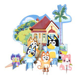 Amscan Bluey Tafel Decoratie | per kit Amscan Bluey Tafel Decoratie | per kit