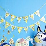 Amscan Bluey Vlaggenlijn Slinger Happy Birthday 4,5mtr | per stuk Amscan Bluey Vlaggenlijn Slinger Happy Birthday 4,5mtr | per stuk
