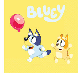 Amscan Bluey Napkins 33x33cm | 16 pieces Amscan Bluey Napkins 33x33cm | 16 pieces