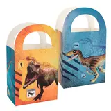 Boland Boîtes à friandises Dino T-Rex 15,5x13cm | 4 pièces Boland Boîtes à friandises Dino T-Rex 15,5x13cm | 4 pièces