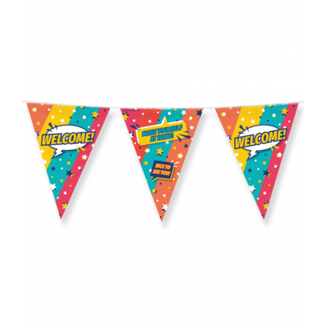 Paper Dreams Welcome Bunting Garland 10 meters | per Unit Paper Dreams Welcome Bunting Garland 10 meters | per Unit