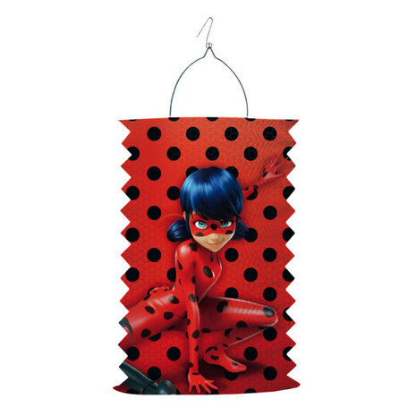 Amscan Miraculous Ladybug Trek Lampion 28cm | per stuk Amscan Miraculous Ladybug Trek Lampion 28cm | per stuk
