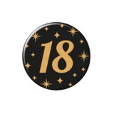 Paper Dreams Button 18  jaar Classy | per stuk