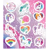 Henbrandt Autocollants amusants Licorne | 12 feuilles