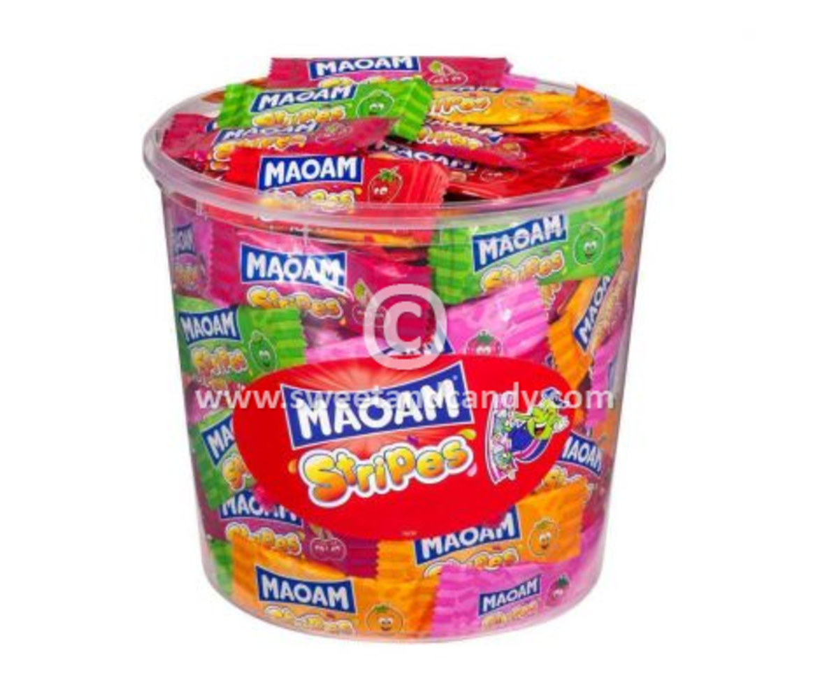 Maoam-Streifen 7 Gramm | pro Stück Maoam-Streifen 7 Gramm | pro Stück