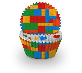 Anniversary House Lego Cupcake Vormpjes | 60 stuks Anniversary House Lego Cupcake Vormpjes | 60 stuks