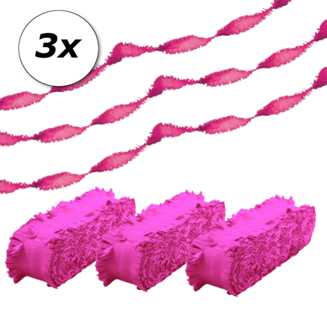 Globos Nordic Draai slinger hot pink - donker roze | 24 meter