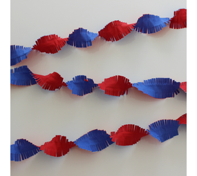 Globos Nordic Draai slinger rood-wit-blauw 6 meter Globos Nordic Draai slinger rood-wit-blauw 6 meter