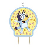 Amscan Bougie gâteau Bluey 10cm | par unité Amscan Bougie gâteau Bluey 10cm | par unité