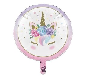 Creative Converting Helium Ballon Baby Unicorn 46cm | gevuld met helium Creative Converting Helium Ballon Baby Unicorn 46cm | gevuld met helium