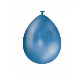 Paper Dreams Blue Balloons Metallic 30cm | 25 pieces