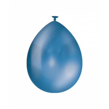 Paper Dreams Blue Balloons Metallic 30cm | 25 pieces
