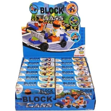 Henbrandt Block Cars Bauset Rennwagen | pro Stück