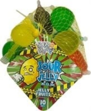 Sugar Daddy Sour Jelly | 10x35gr Sugar Daddy Sour Jelly | 10x35gr
