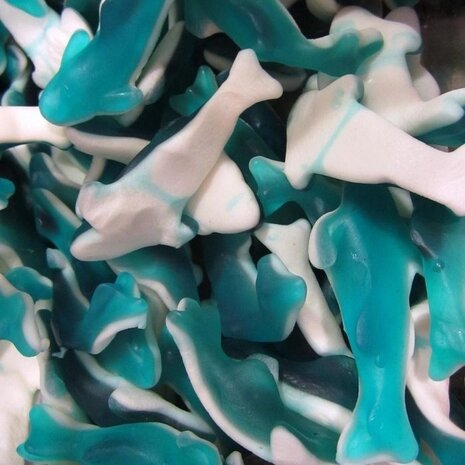 Candy sharks 125 pieces in bag Candy sharks 125 pieces in bag