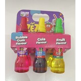 Lazez Juice Bubble Gum - Cola - Fruit | 6 bottles Lazez Juice Bubble Gum - Cola - Fruit | 6 bottles