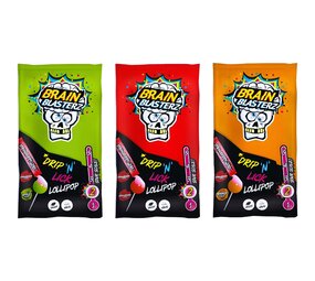 Brain Blasterz Drip 'N' Lick Lollipop | per piece Brain Blasterz Drip 'N' Lick Lollipop | per piece